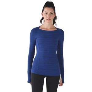 lululemon athletica Blue Long Sleeve Top
